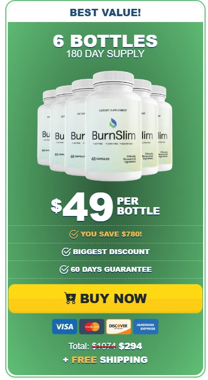 BurnSlim- 6 Bottle